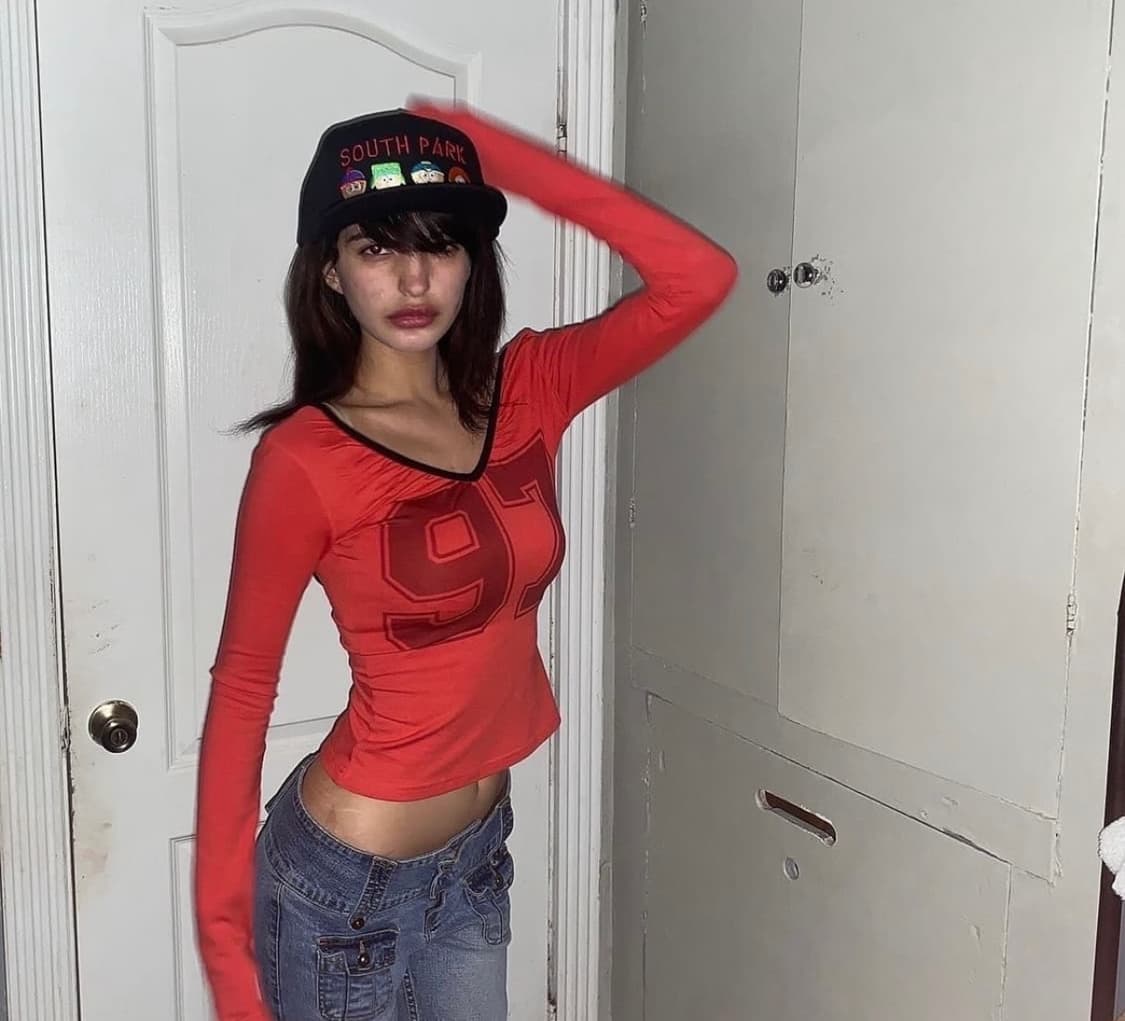 스컬프터 SCOOP BACK STRAP TOP TOMATO S 상품이미지1