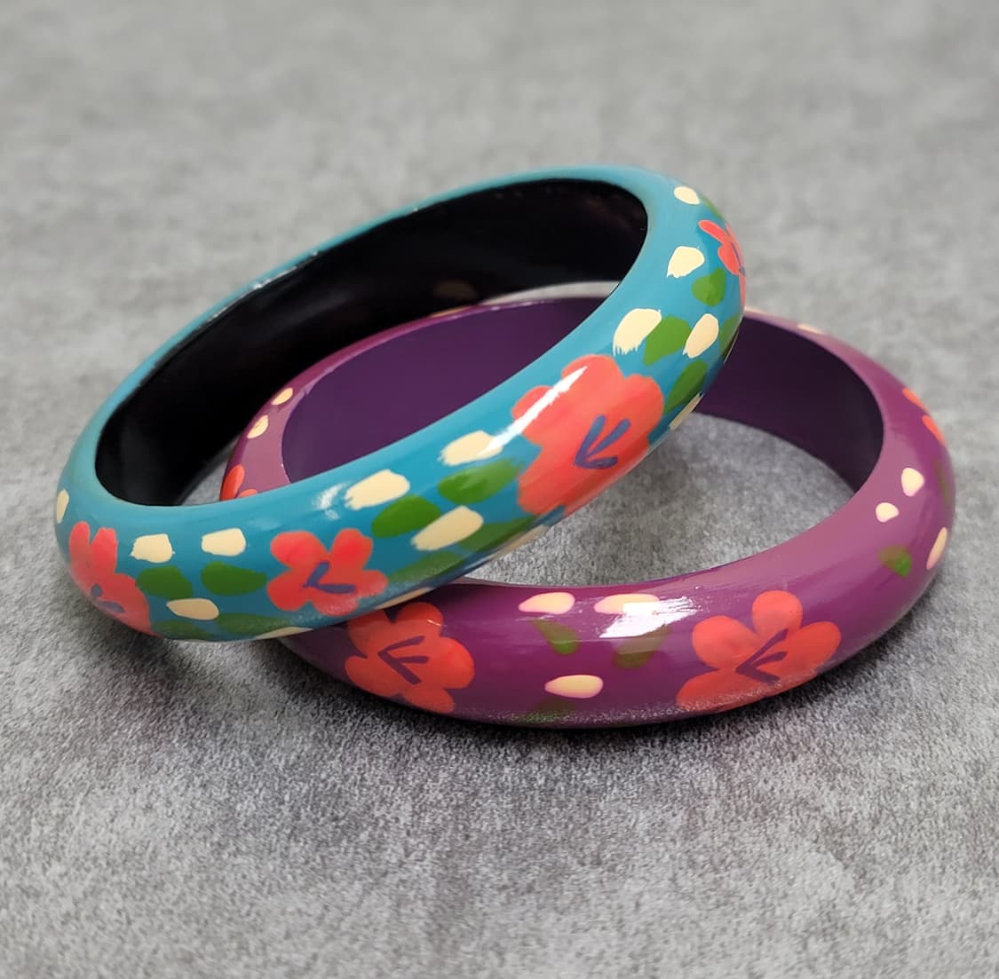 wood bangle set 상품이미지1