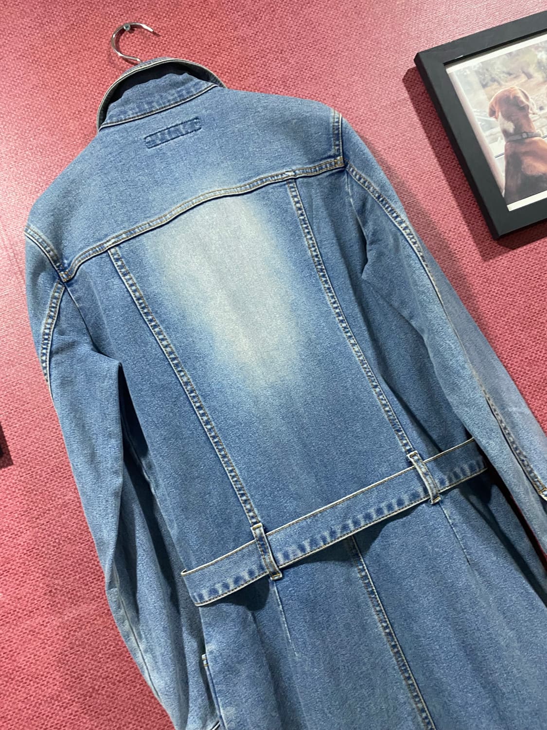 데님 롱 원피스 M 상품이미지7