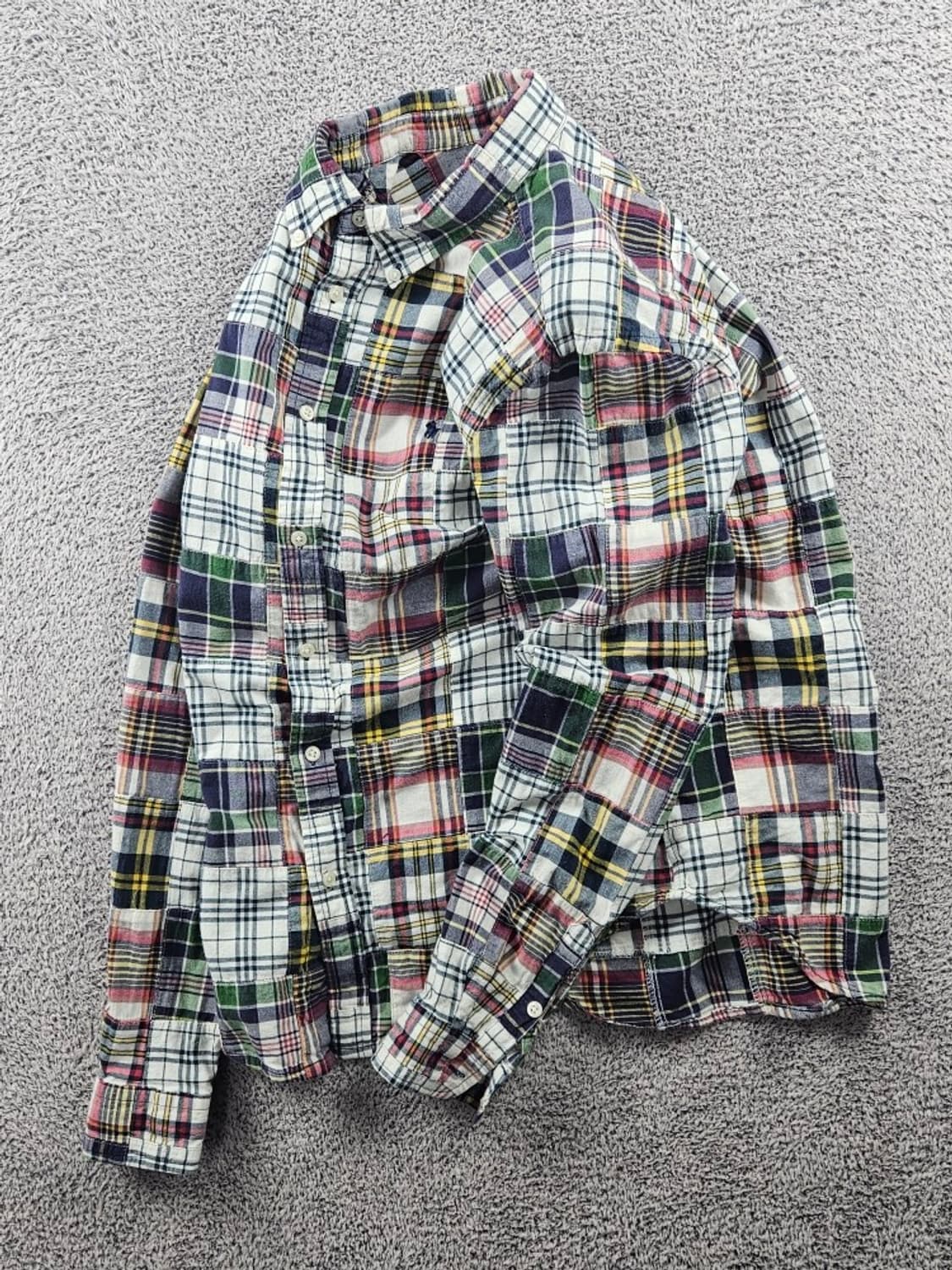 폴로랄프로렌 체크패턴 패치 워크 셔츠 / 11007 상품이미지3