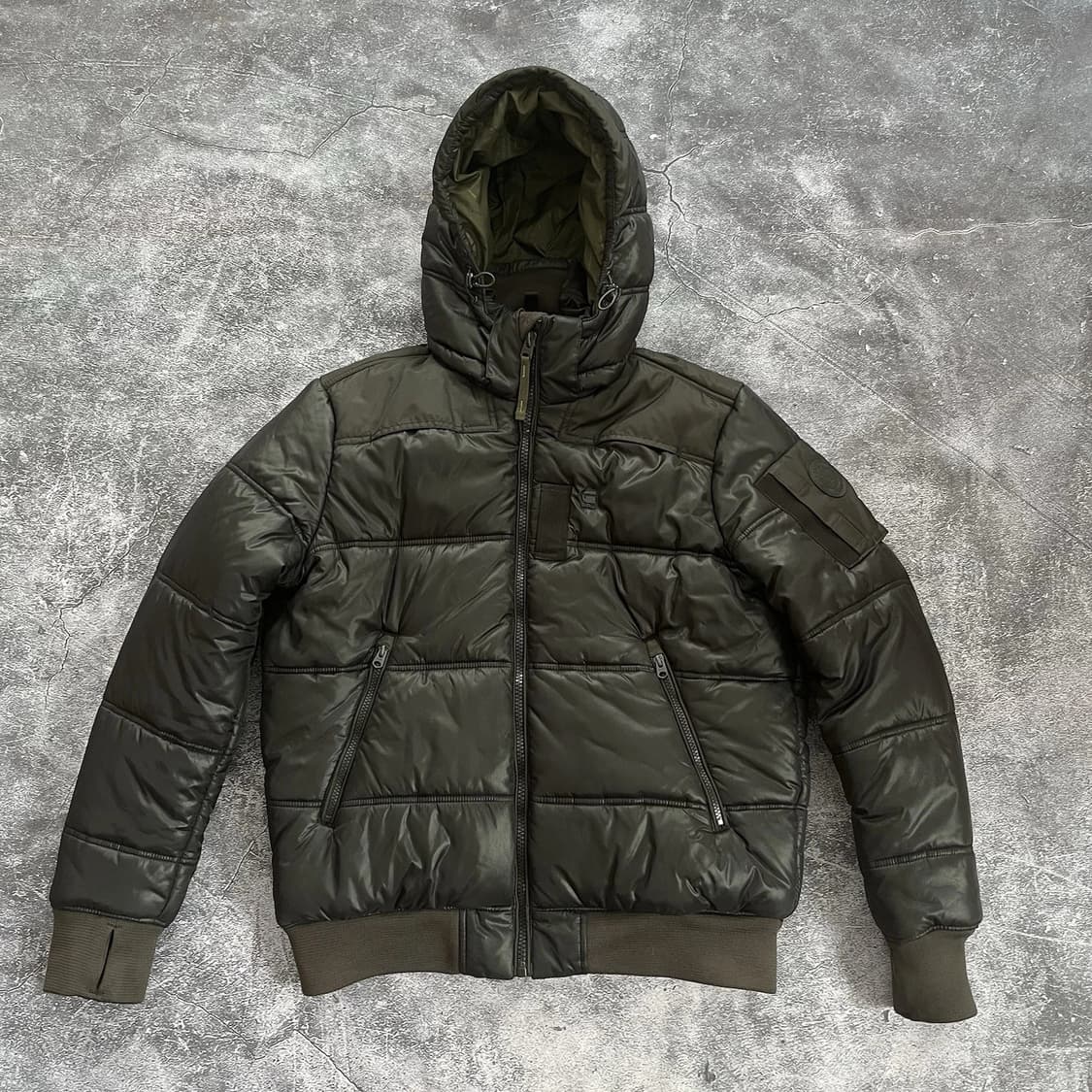 지스타 로우 휘슬러 후디드 봄버 패딩 상품이미지1