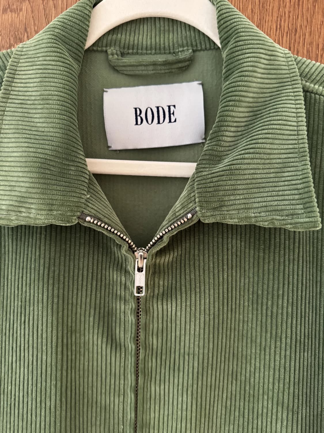 BODE — Green Corduroy Zip Jacket 상품이미지2