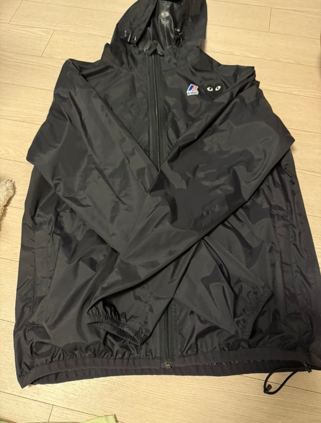 꼼데가르송x까웨 바람막이 블랙 m사이즈 상품이미지2