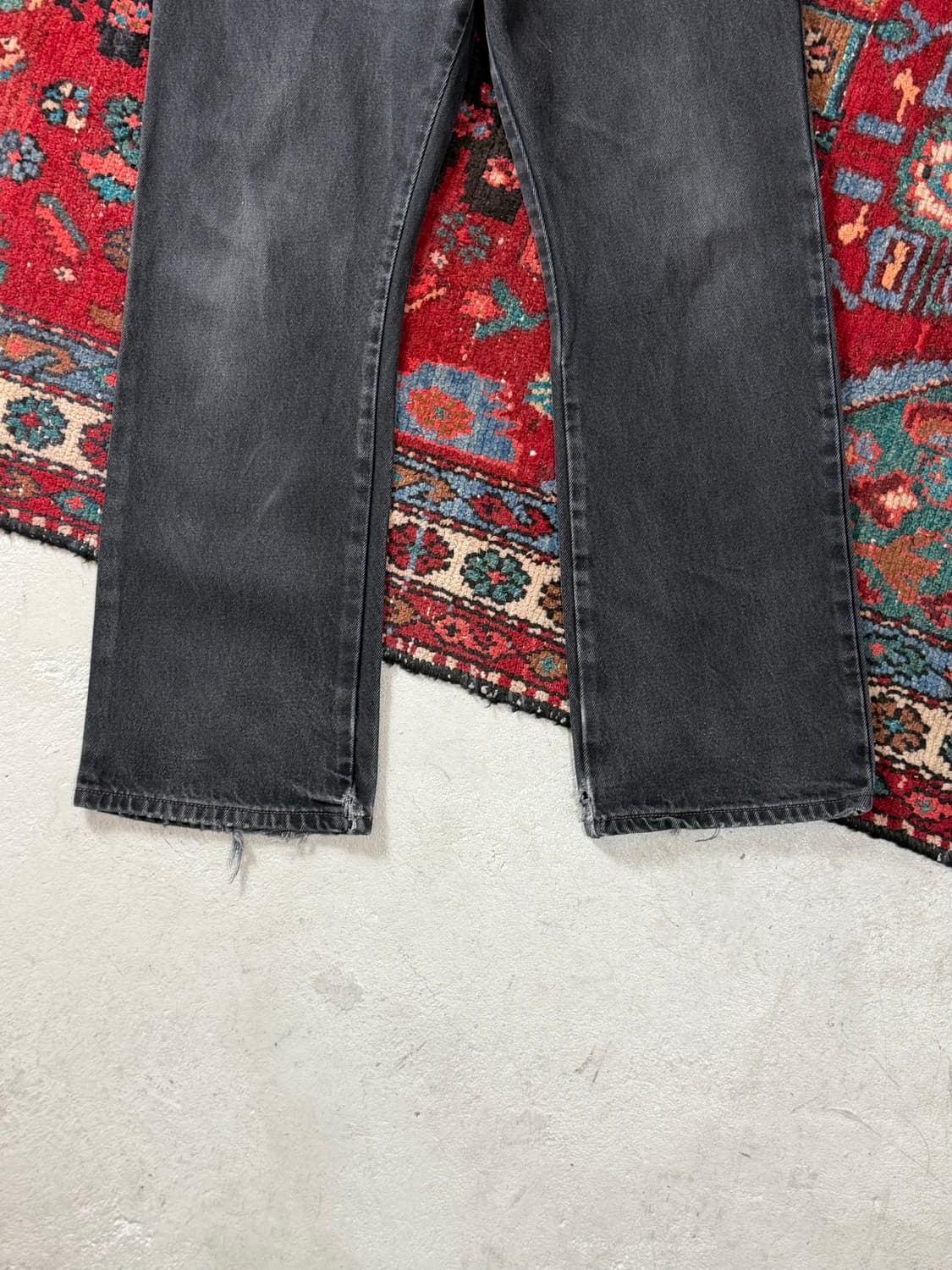 00's 빈티지 리바이스 517 블랙 부츠컷 리바이스 플레어진 상품이미지7