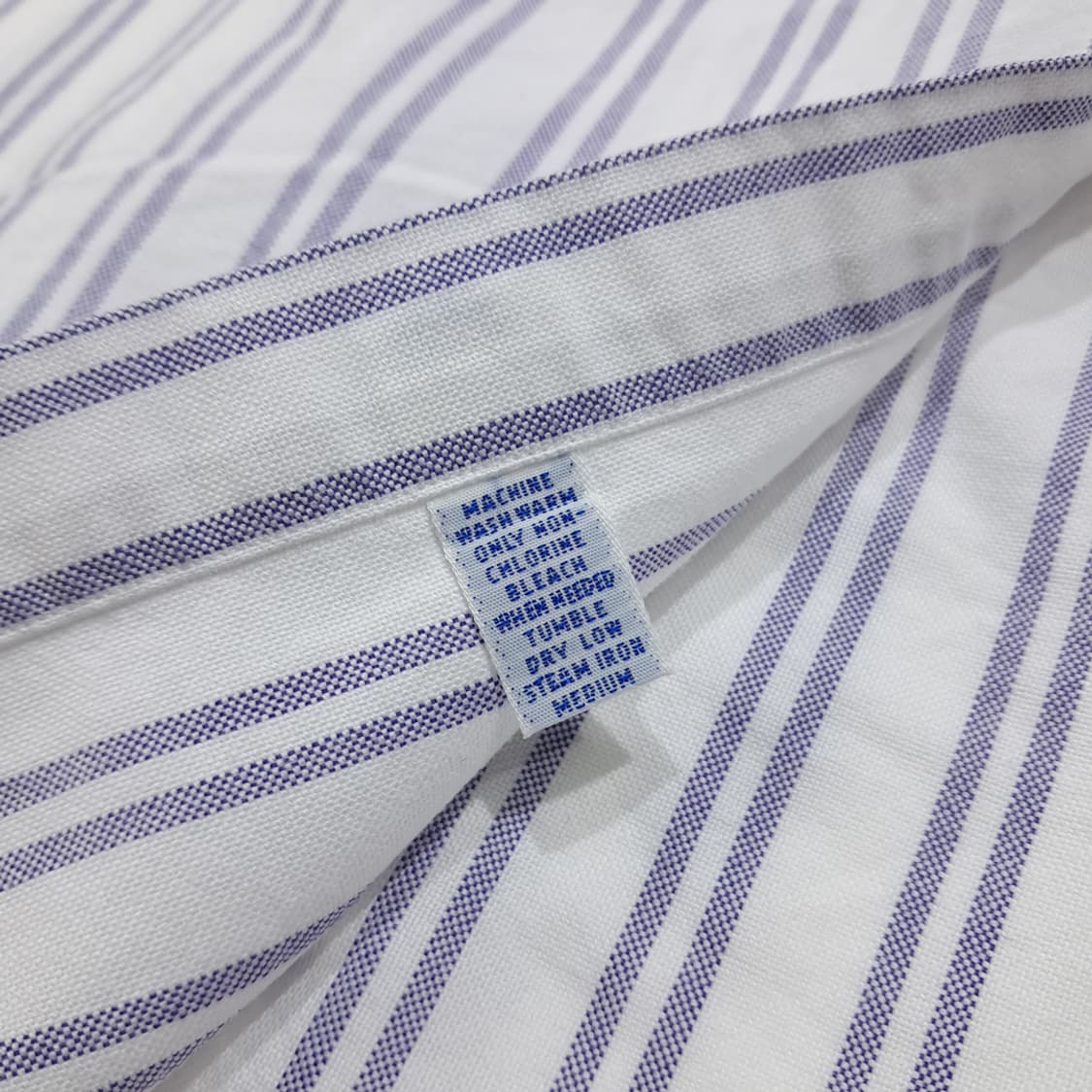 CL834 XL 폴로 90s 말레이시아판 모던스트라이프 퍼플 셔츠 남방 상품이미지5