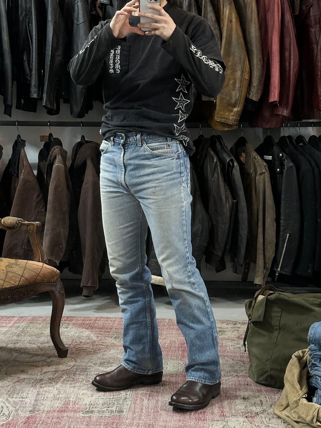 00's OG USA Made 레드윙 1114 페코스 웨스턴 부츠 상품이미지3