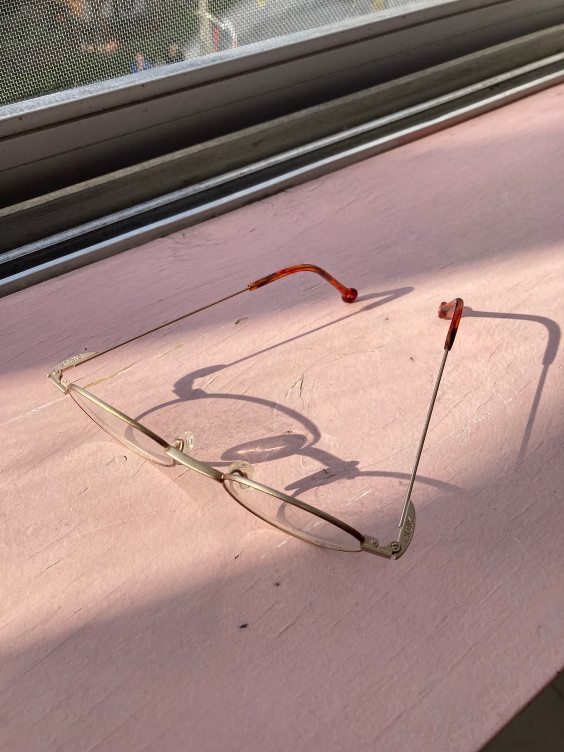 빈티지 오렌지 오벌 안경 상품이미지7