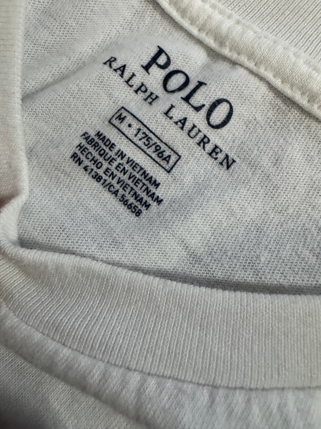 정품 여성 폴로 랄프로렌 포니 화이트 반팔 티셔츠 M 상품이미지3