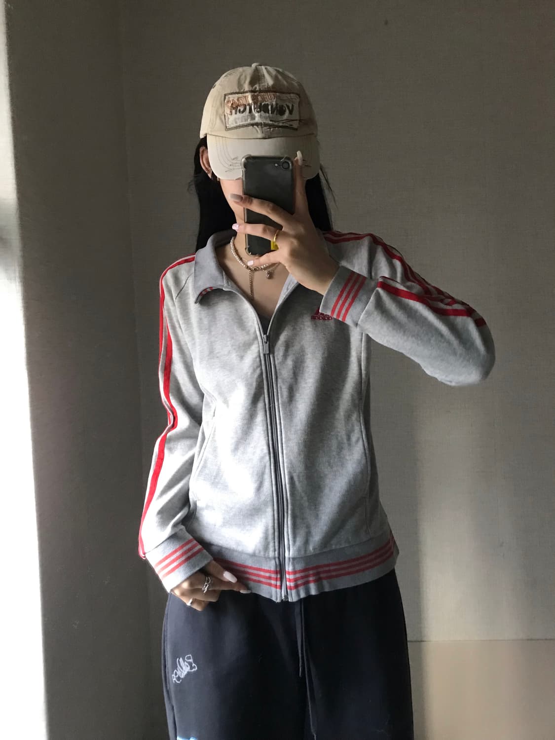 아디다스 00s 그레이 면집업 상품이미지4