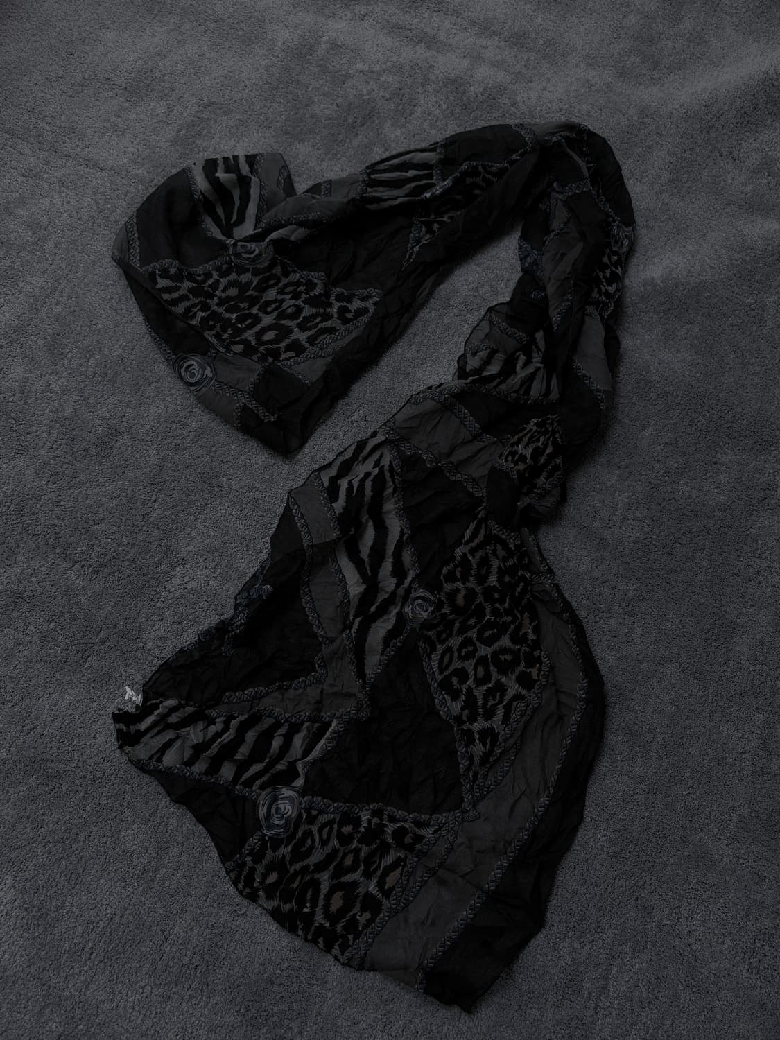 Vintage V-kei,punk mood muffler 상품이미지1