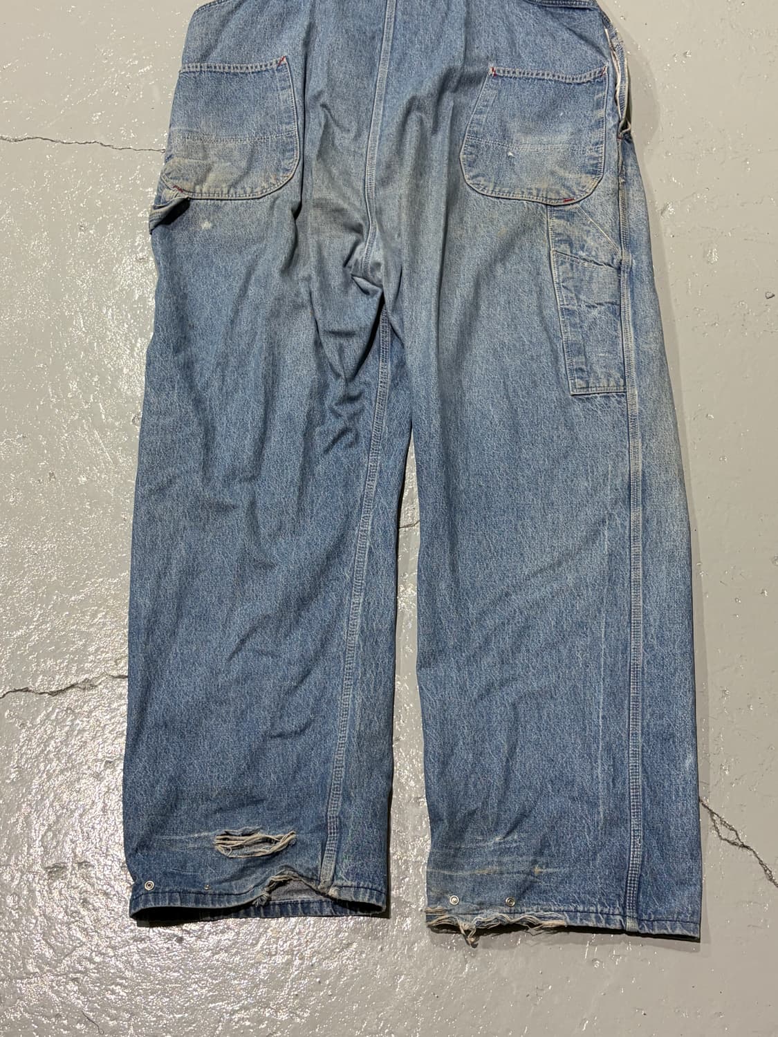 디키즈(Dickies) 빈티지 연청 데님 오버롤 상품이미지10