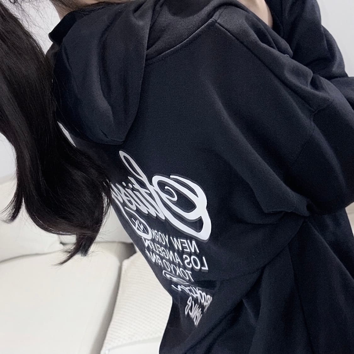 🐰스투시 월드투어 빅로고 후드집업🖤 상품이미지3