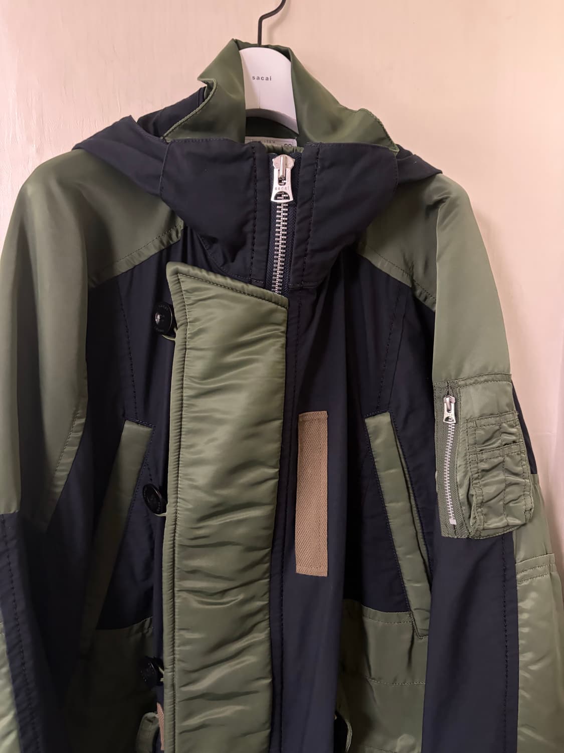 사카이 / 페브릭콤보 후드자켓 / 1 상품이미지6