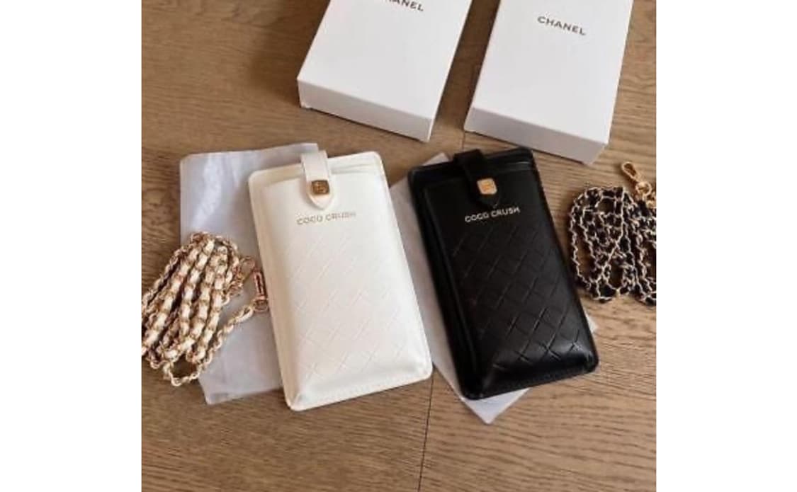 샤넬 코코크러쉬 핸드폰케이스백(블랙&아이보리) 상품이미지5
