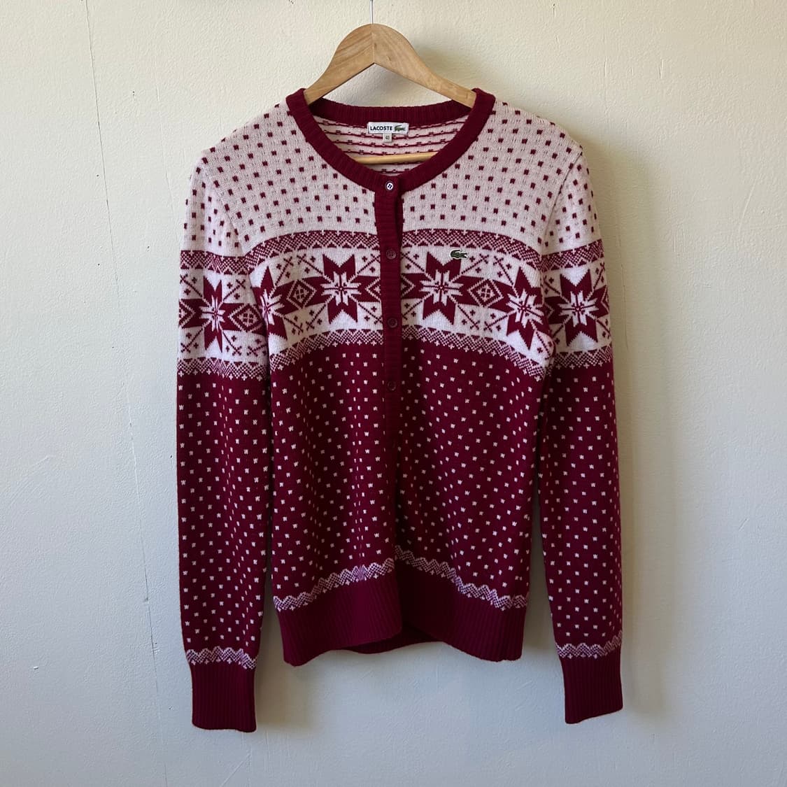 라코스테 페어아일 가디건 상품이미지4