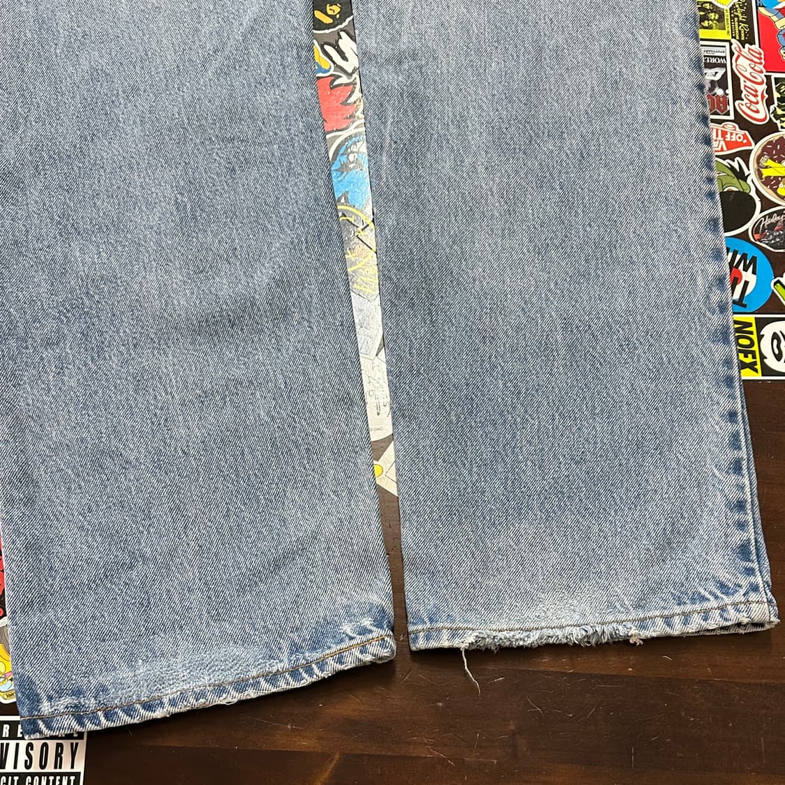 9~00s USA 리바이스 505 블루 진 데님 팬츠 37 상품이미지8