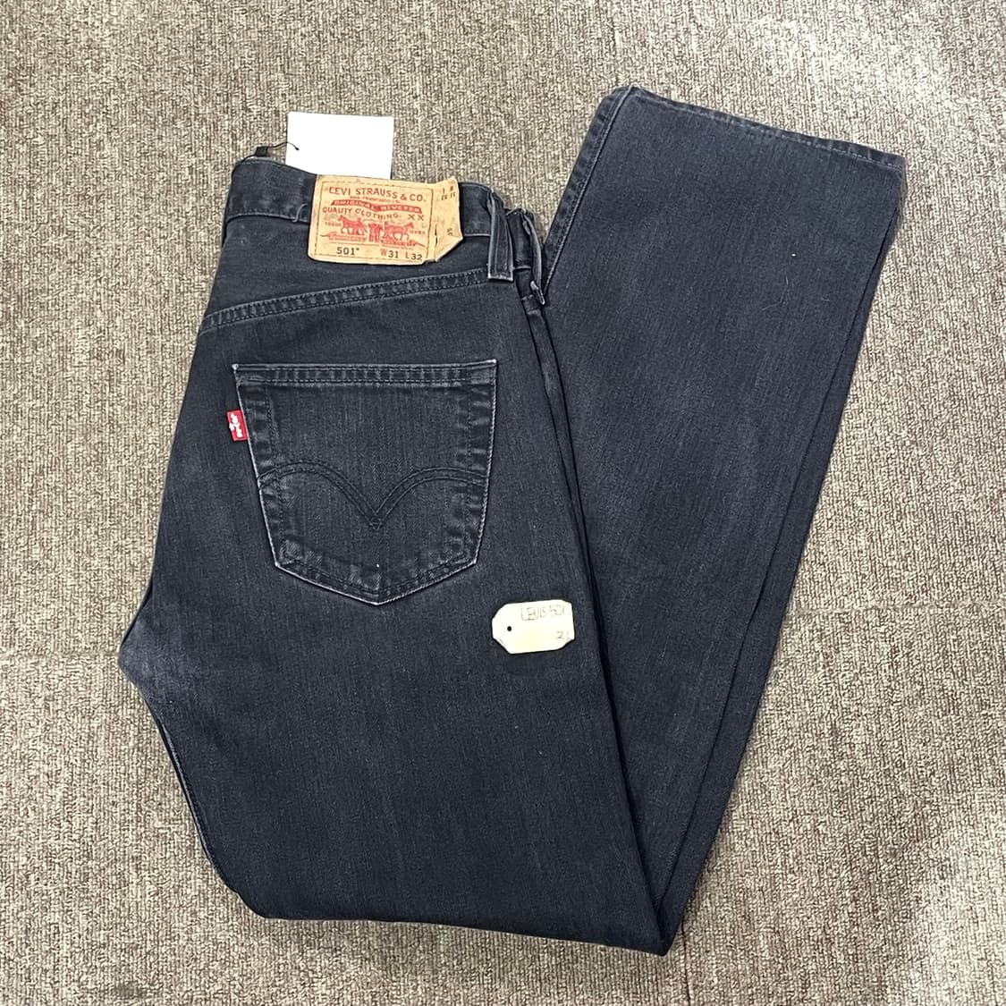 (31) Levi's 501 (리바이스 스트레이트 블랙 데님) 상품이미지9