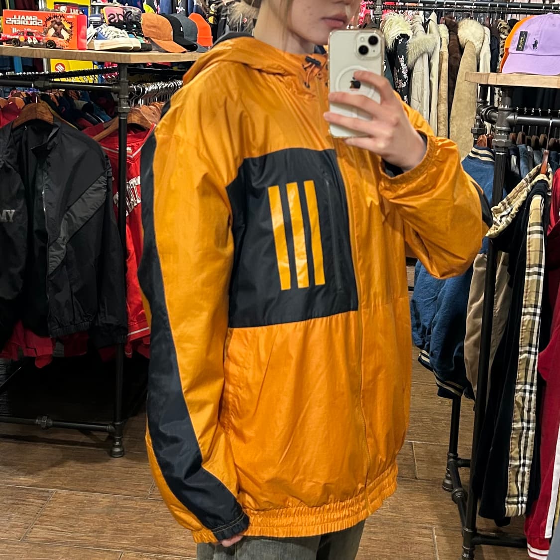 [HI] 아디다스 바람막이 오렌지 상품이미지3