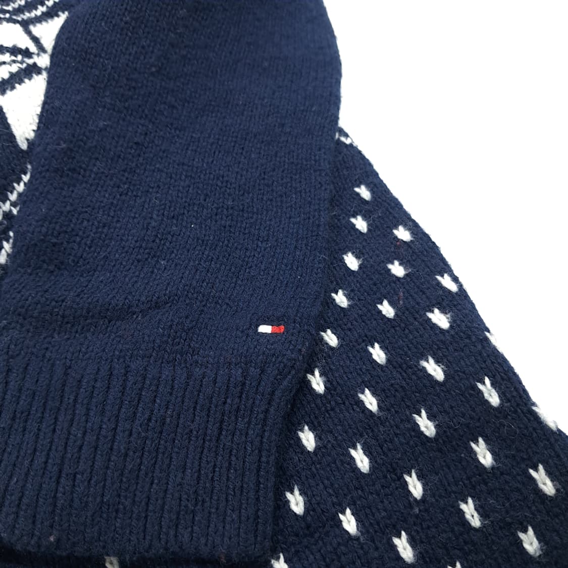 CN973 S 타미힐피거 노르딕 스노우 풀집업 니트 스웨터 상품이미지7