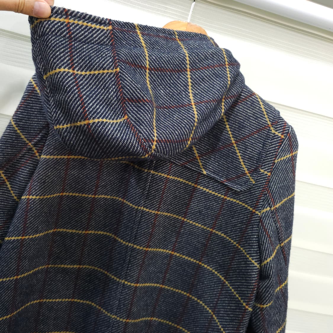 일본 grove 체크무뉘 더플코트- 우먼M 상품이미지6