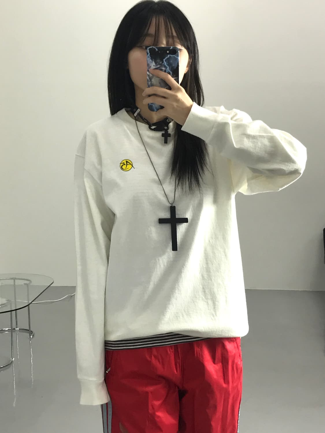 노스페이스 A5 시리즈 화이트 롱슬리브 상품이미지3