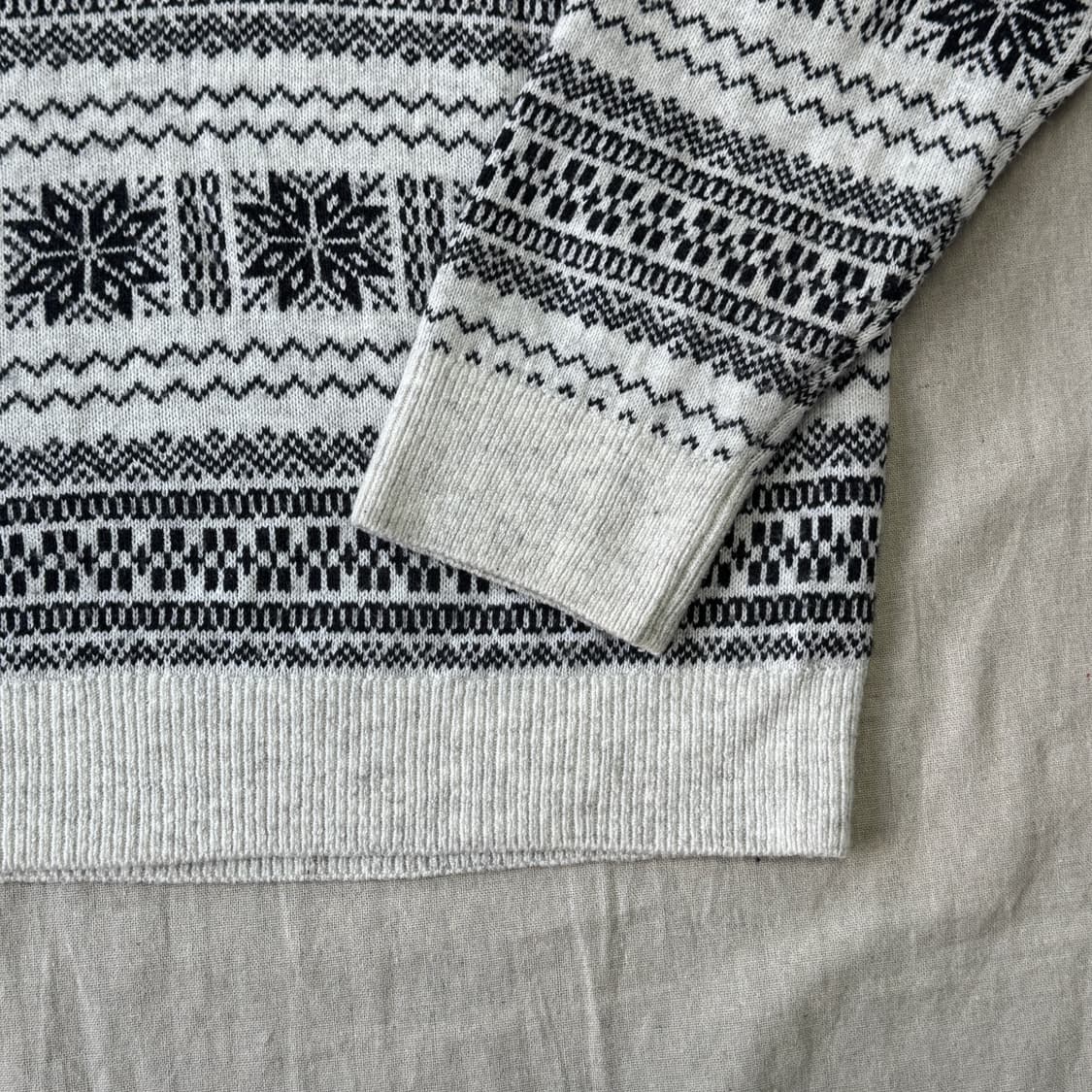 H&M 눈꽃 니트 XXL 상품이미지3