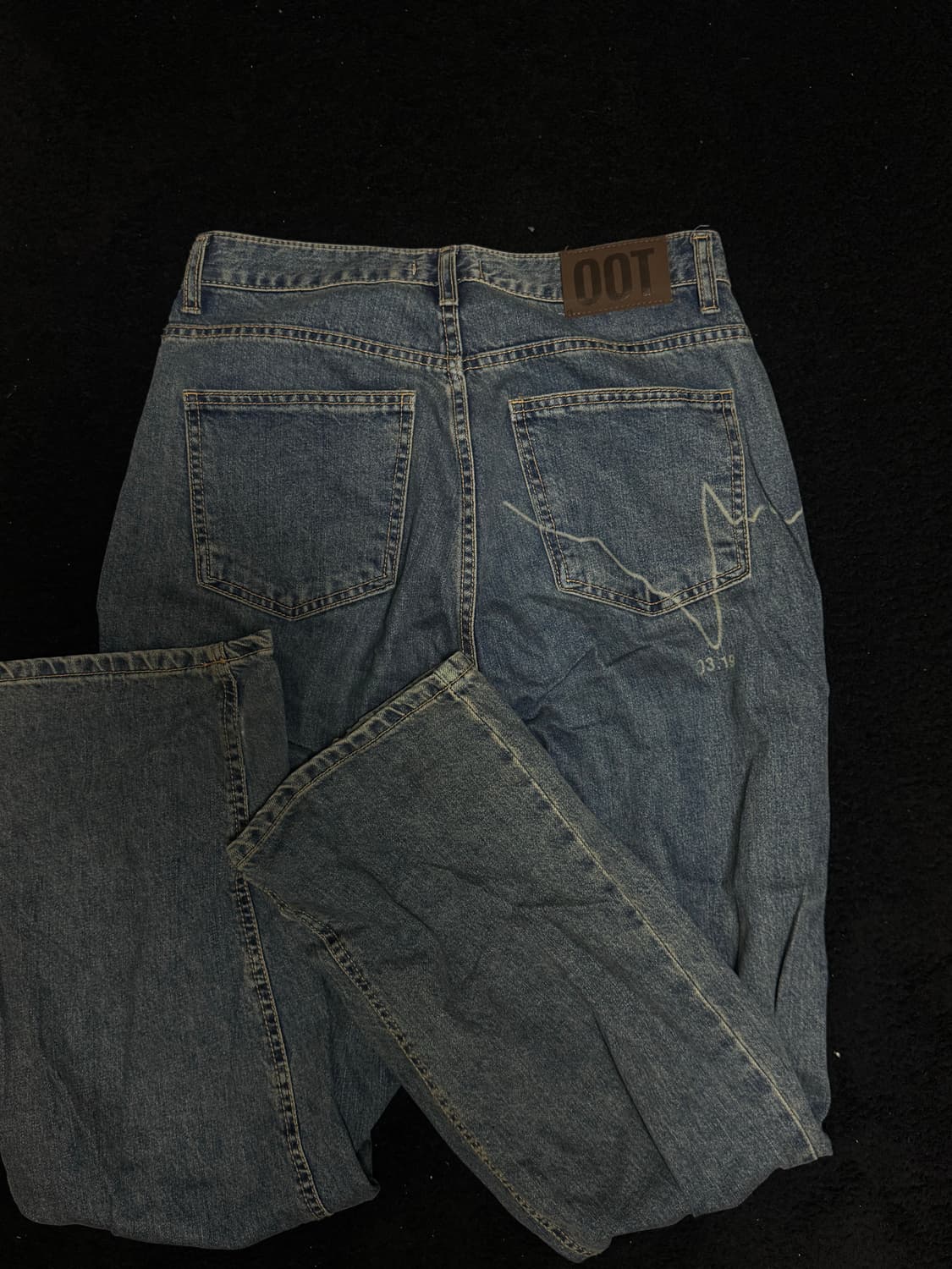 ootj washed 데님 팬츠 상품이미지1