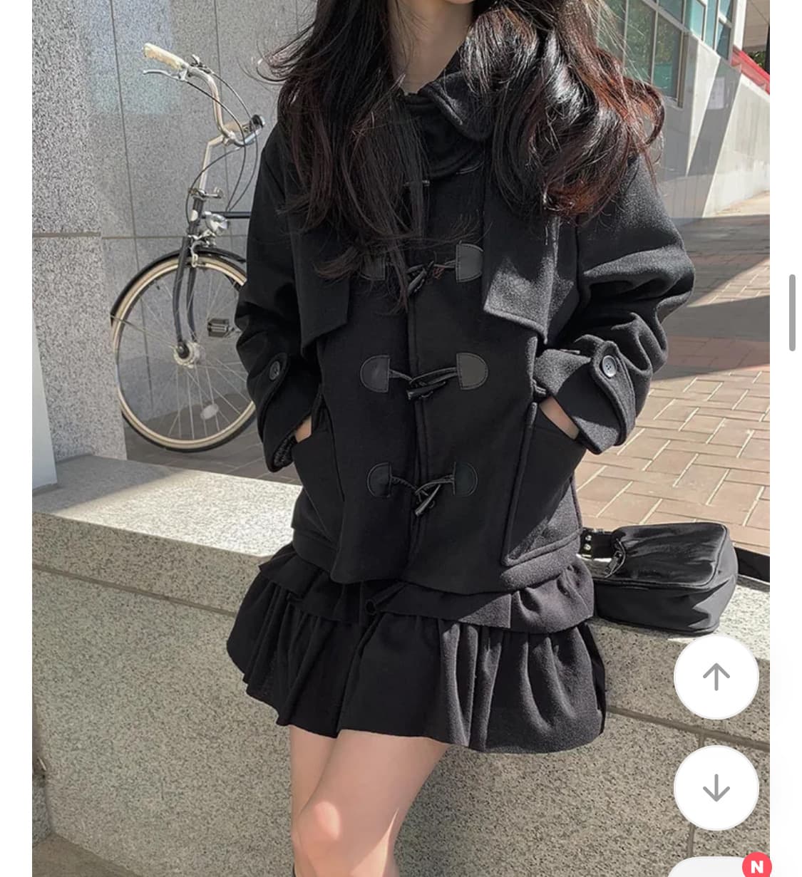 고갸루 떡볶이 숏코트  상품이미지1