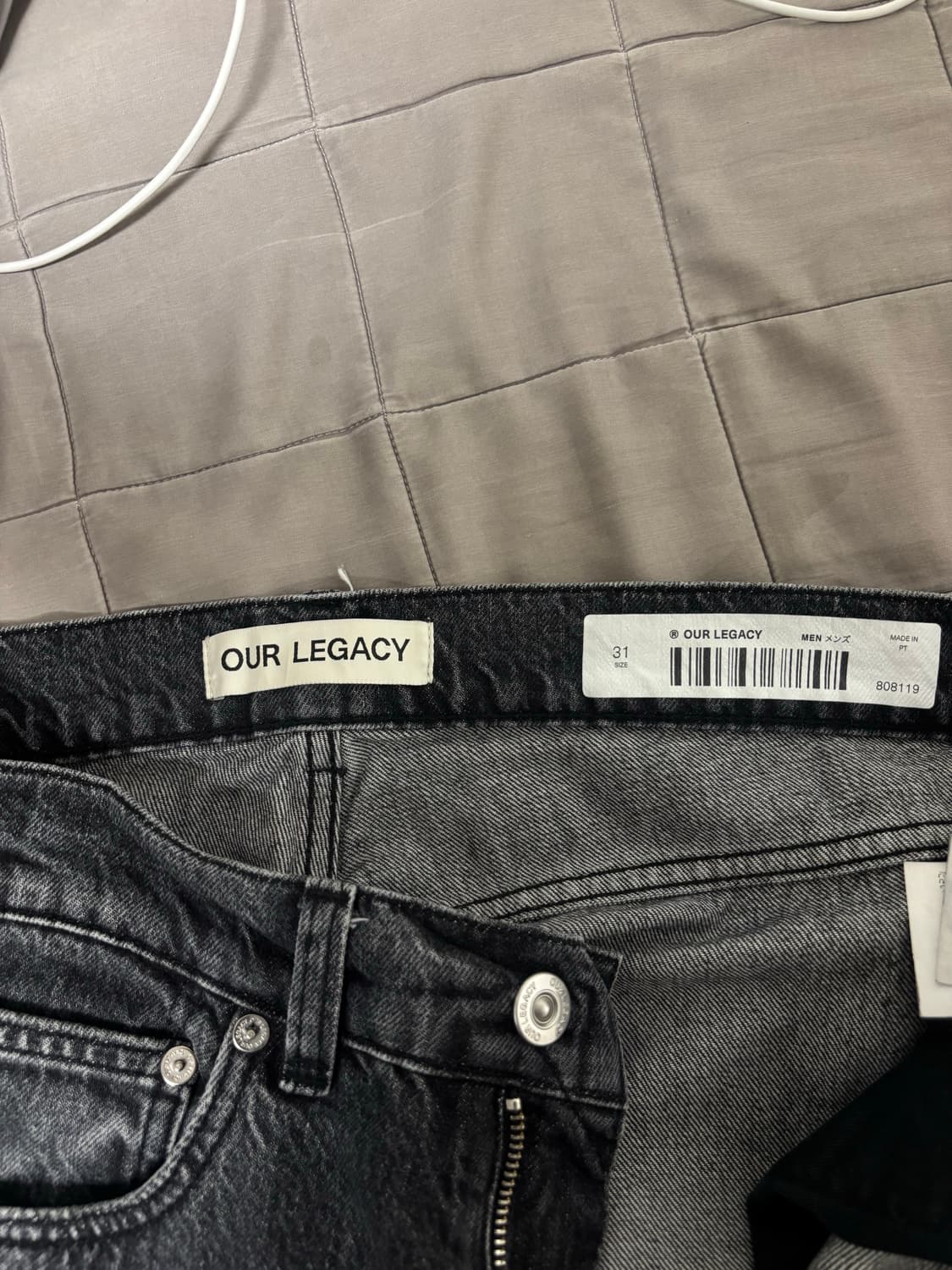 아워레가시 슈메틀링 레더 패치 데님 상품이미지5