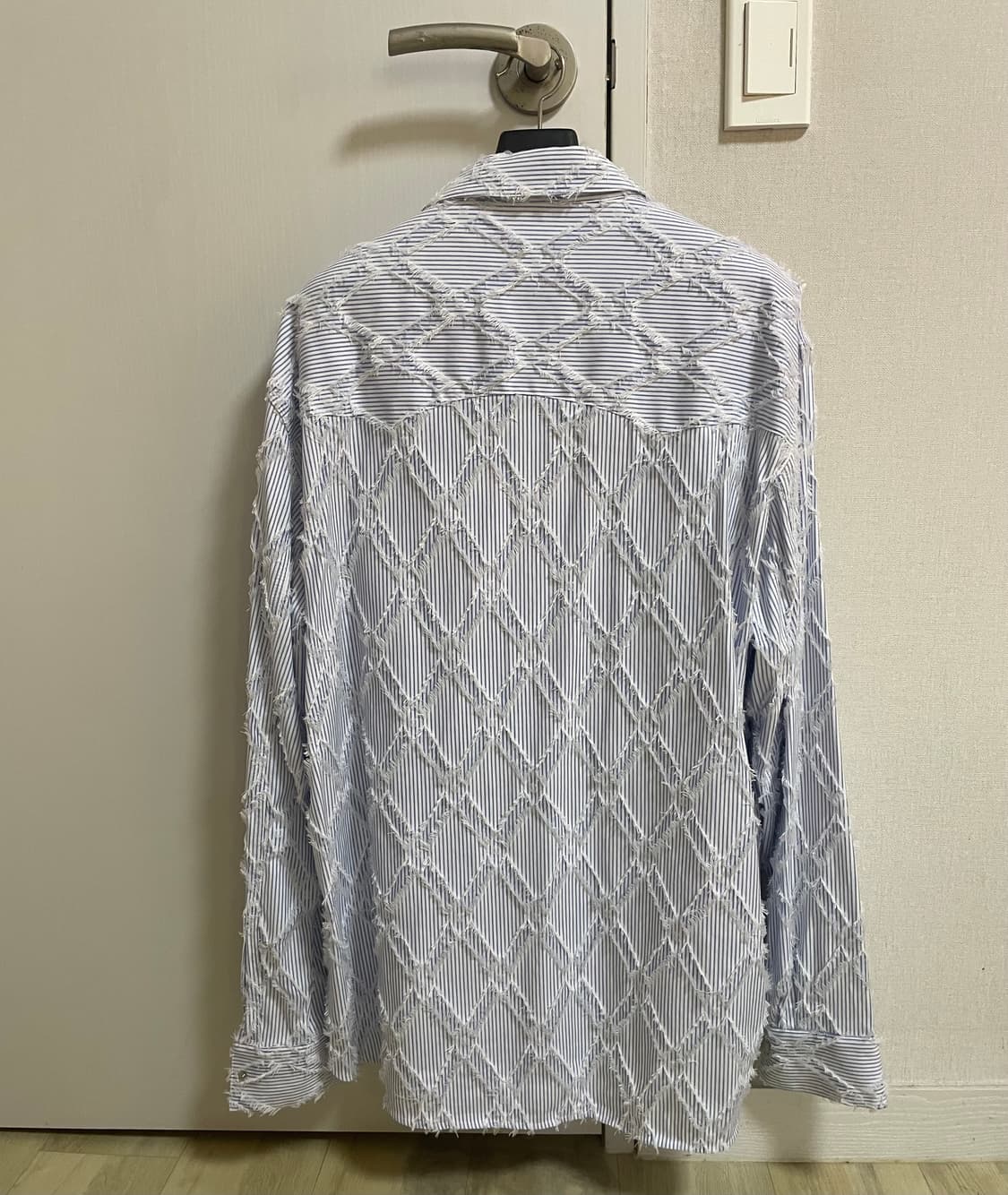 새제품) 렉토 보헤미안 테슬 웨스턴 스트라이프 셔츠 L 상품이미지8