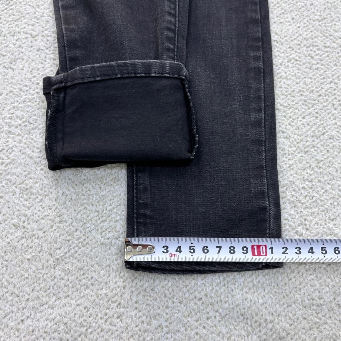 70(28) 게스 블랙 슬림핏 데님 팬츠 0428E 상품이미지8