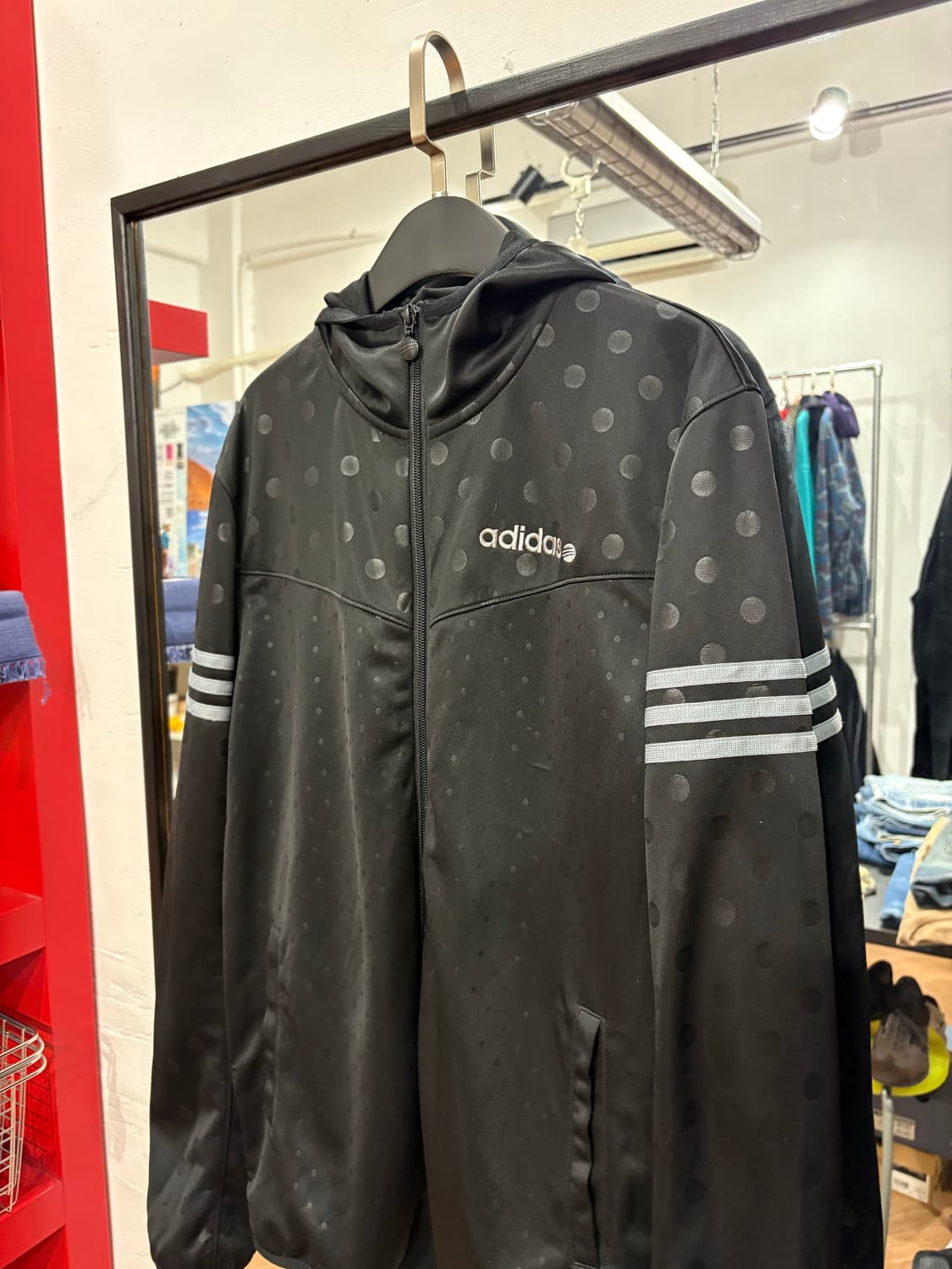 Adidas 도트 후드집업 상품이미지4