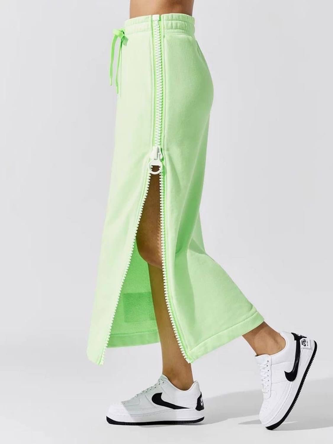 나이키 스우시 지퍼 맥시 롱스커트 S 상품이미지2