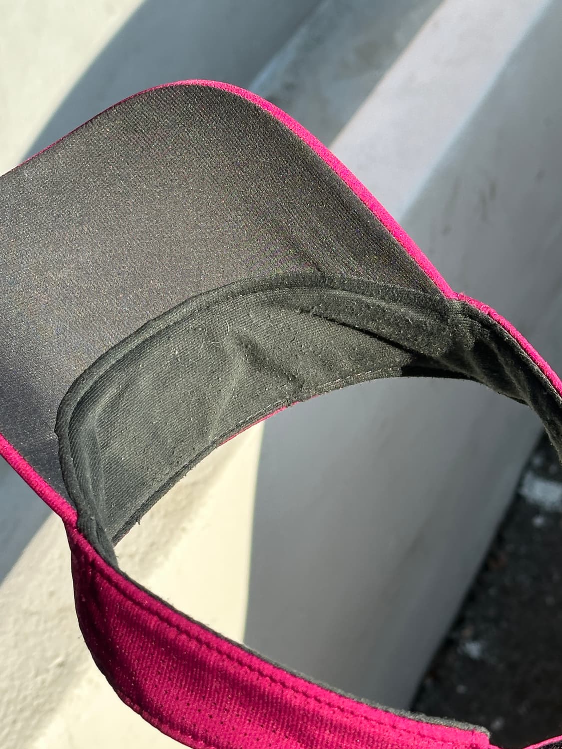 [F] 나이키 버건디 썬바이저 썬캡 모자 상품이미지5