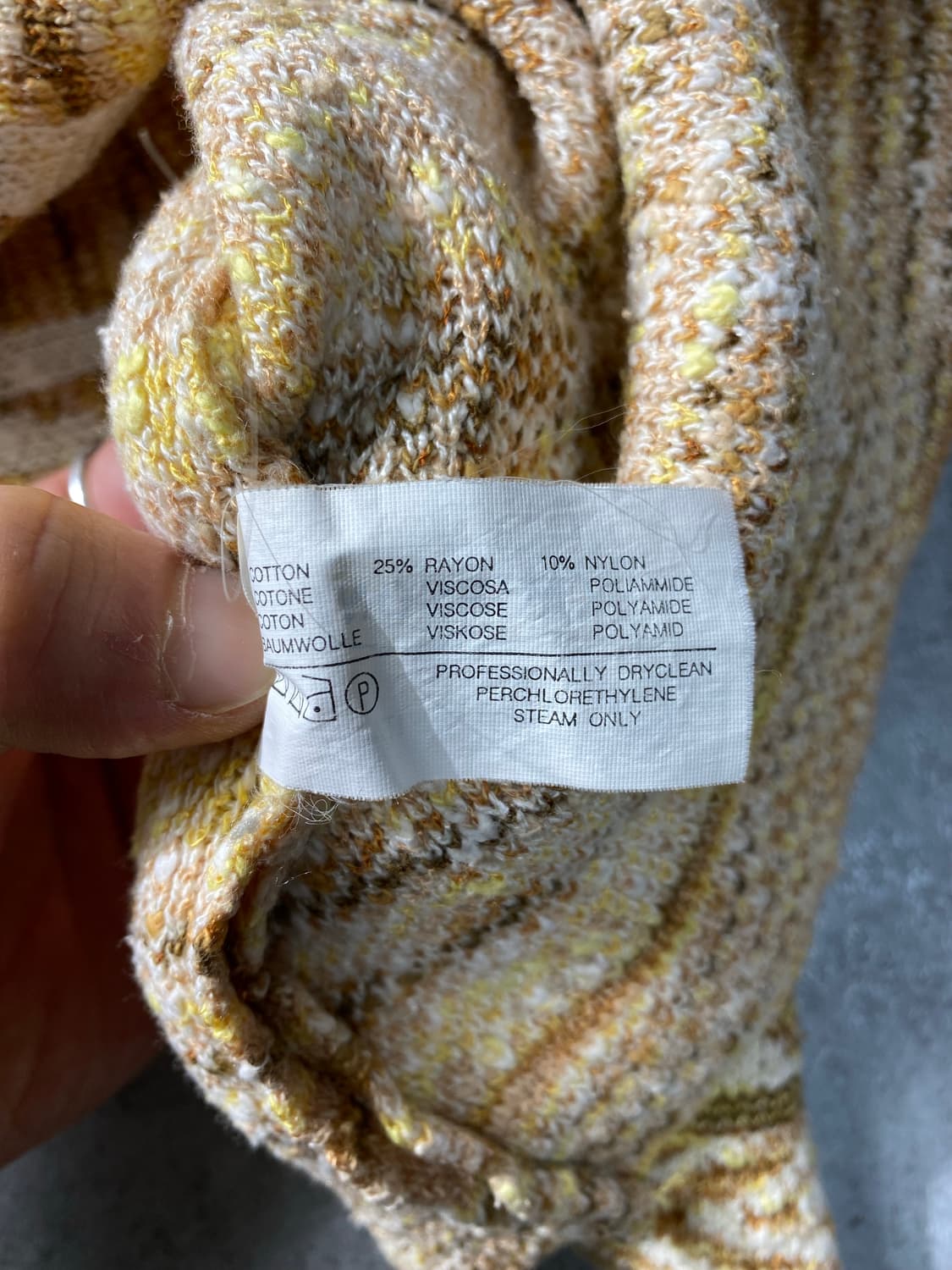 [M] 90s Missoni 미쏘니 이태리 메이드 에스닉 베스트 상품이미지6
