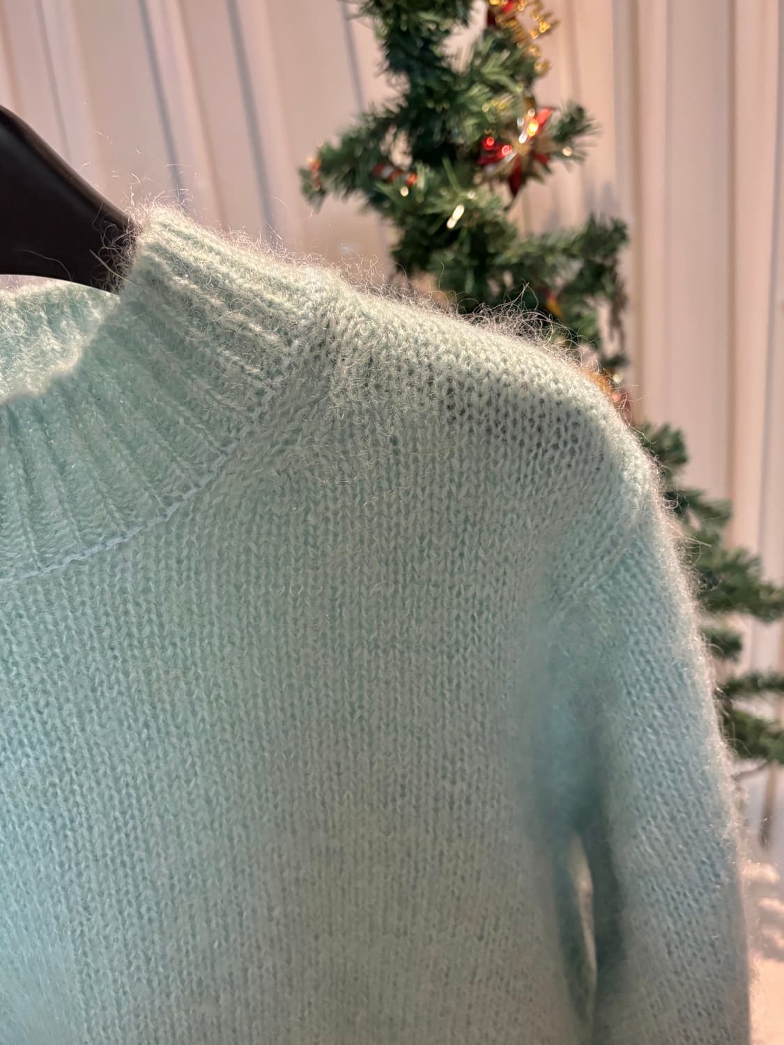 민트색 니트 상품이미지2