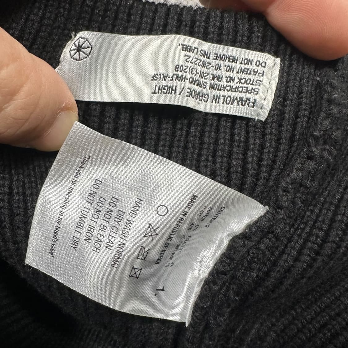 ✨ (바배) 라모랭 블랙 숏 비니  상품이미지3