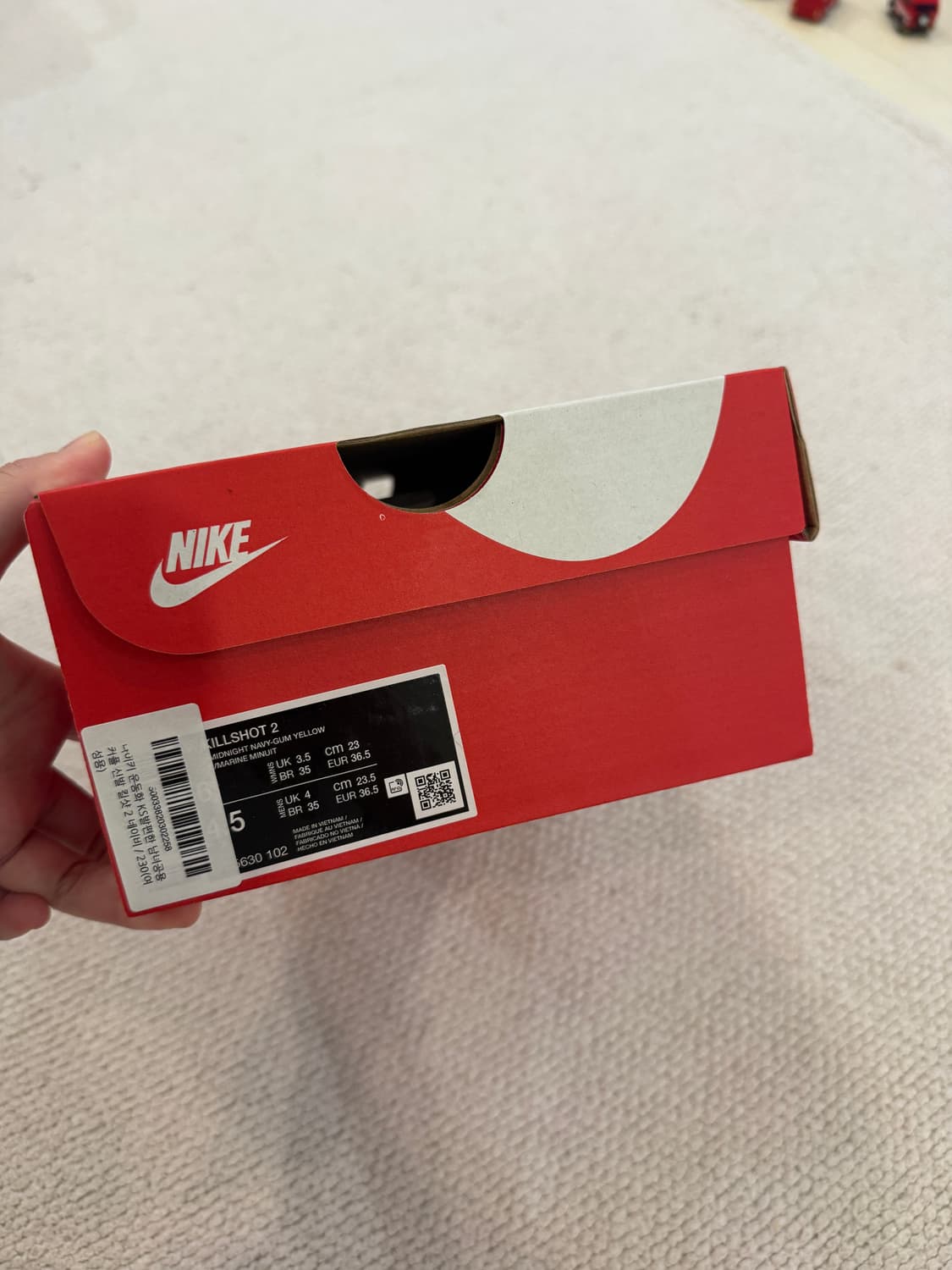 미착용/새상품) 나이키 킬샷2 네이비컬러 230사이즈 상품이미지7