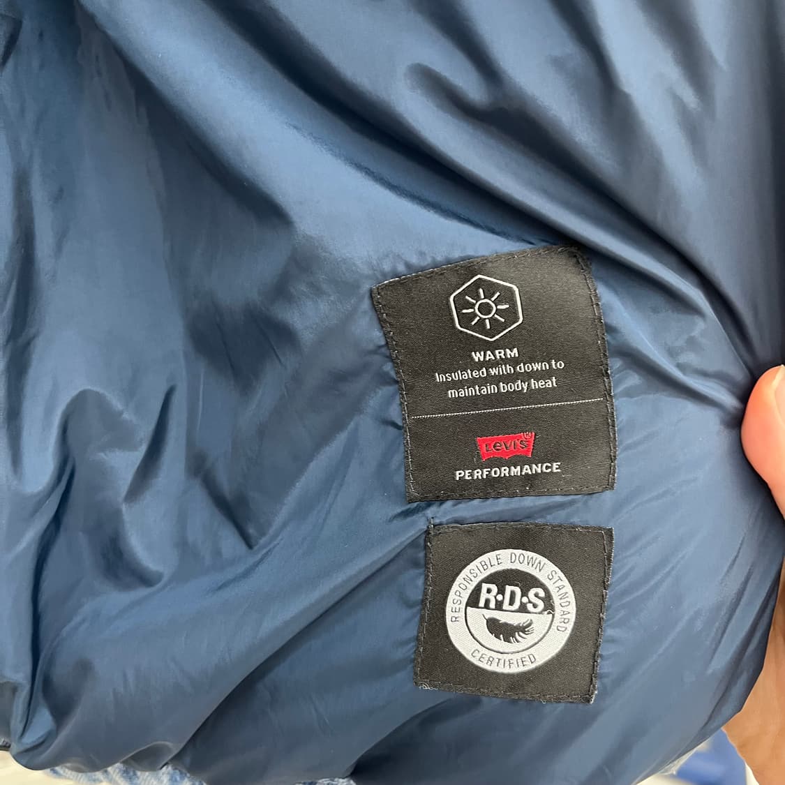 리바이스 데님 패딩 점퍼-S 90 상품이미지4