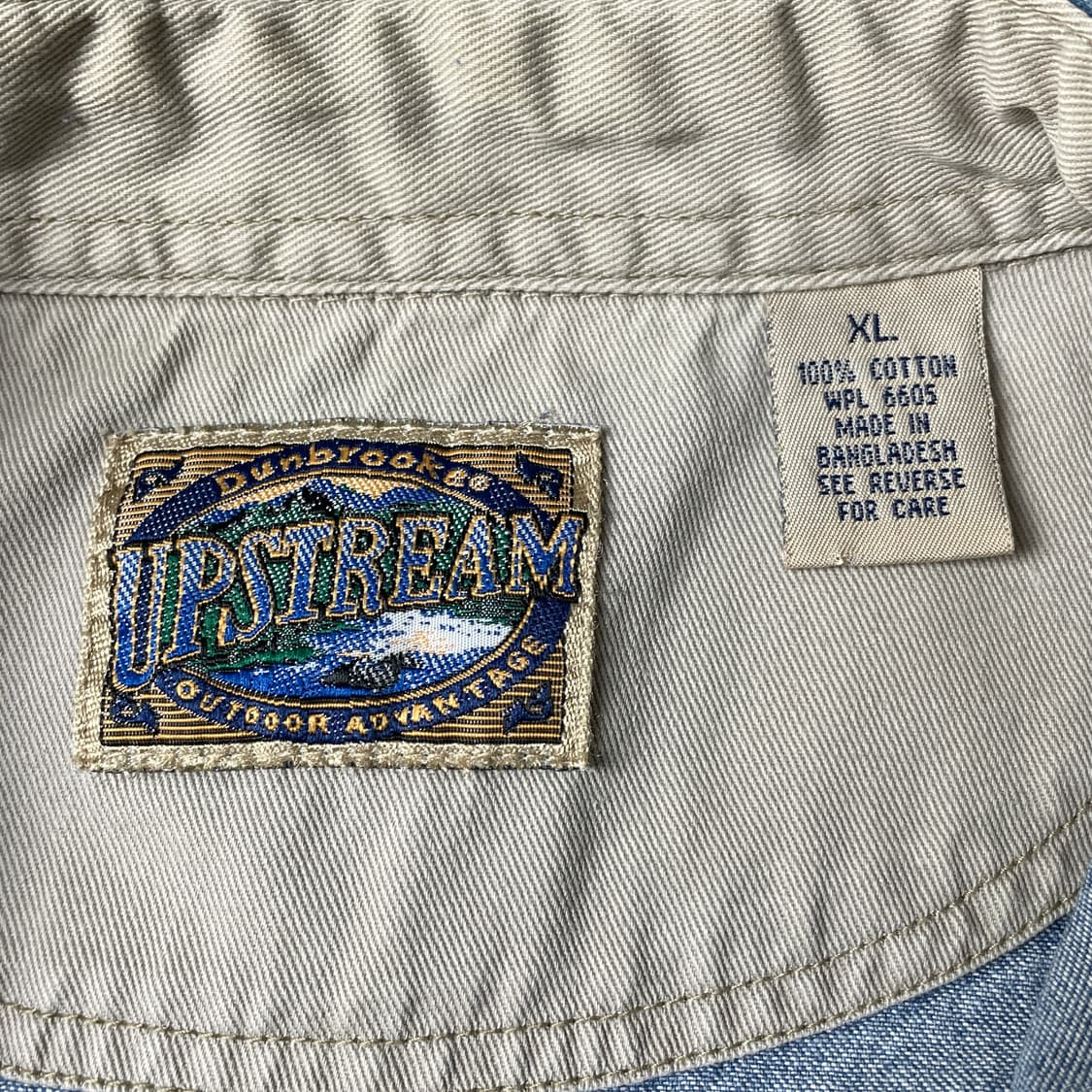 UPSTREAM 빈티지 데님 코튼 셔츠 A00520 상품이미지9