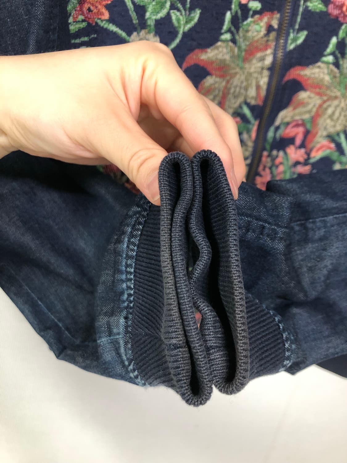 자라 남성 블랙태그 자카드 블라워 데님 블루종 자켓 _ M 상품이미지6