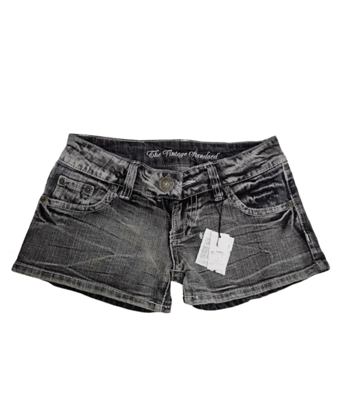 y2k 로우웨이스트 빈티지 데님반바지 숏팬츠 상품이미지1