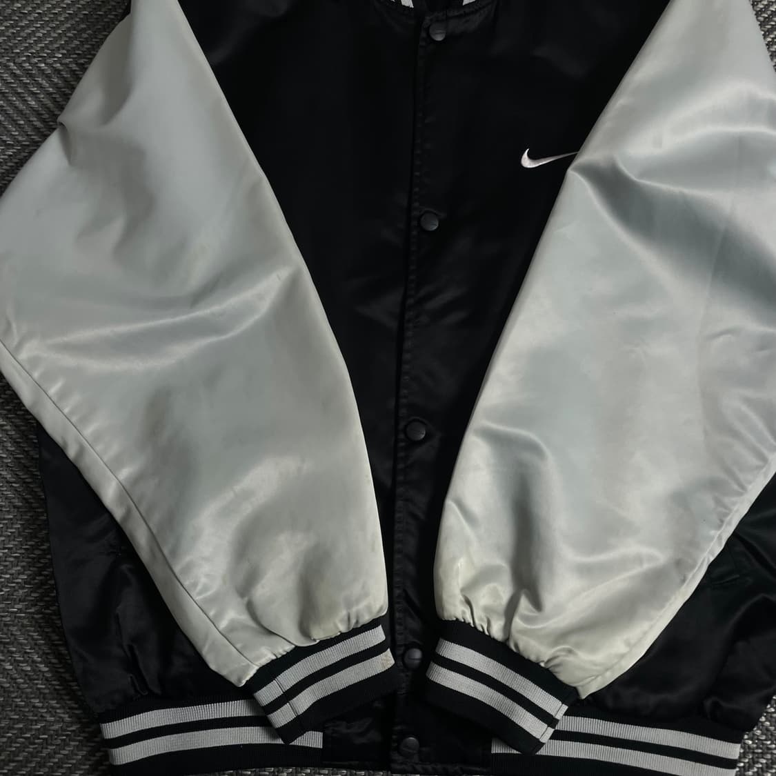 00s 나이키 올드스쿨 박시핏 사틴 바시티 자켓o 3295 상품이미지4