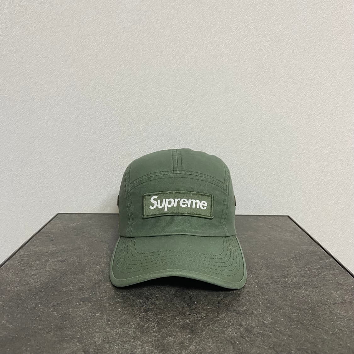 (OS) 슈프림 박스로고 캠프캡 모자 21ss 밀리터리 올리브 카키 상품이미지1