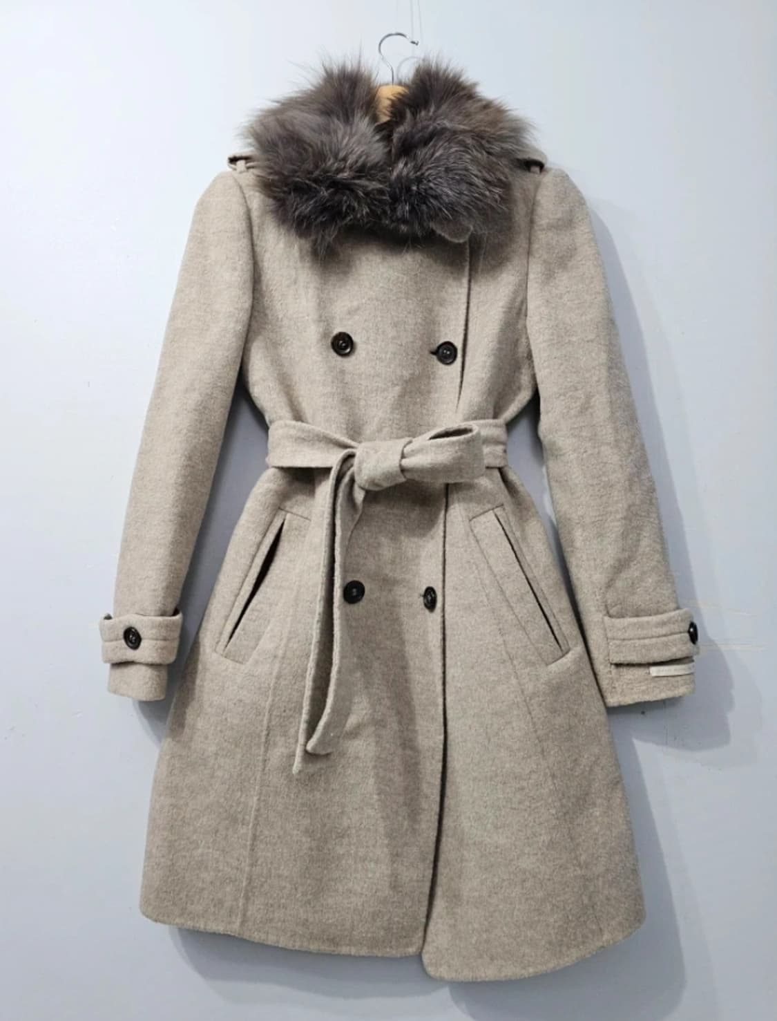 한섬 미샤 폭스 퍼 코트 ~55반 상품이미지1