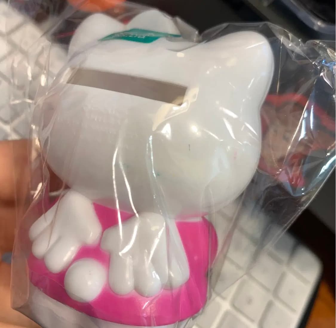 빈티지 희귀컬러 하트 요술봉 키티 코인뱅크 피규어 저금통 상품이미지2