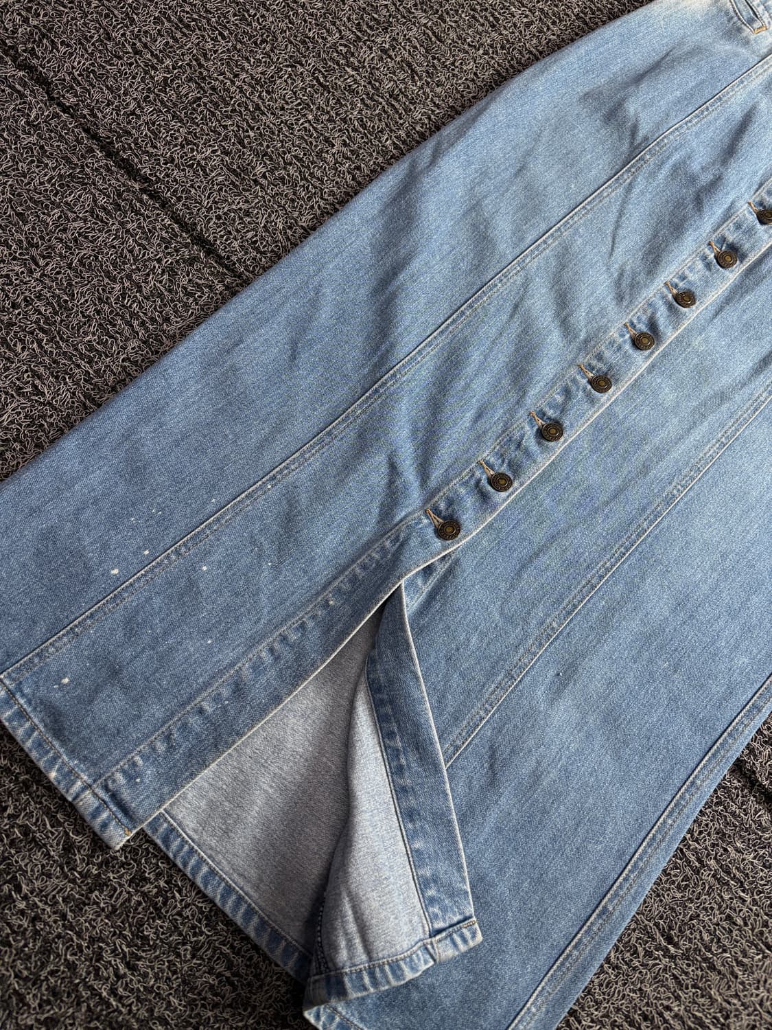 Dockers의 브랜드의 버튼 프론트 데님 스커트 3960 상품이미지3