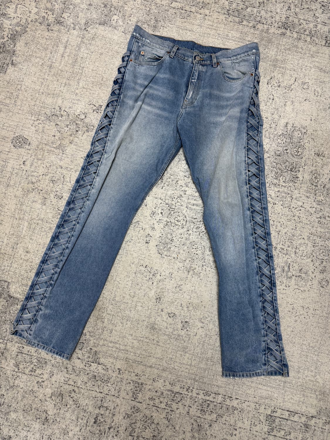 마틴로즈 해치 데님 팬츠 상품이미지1