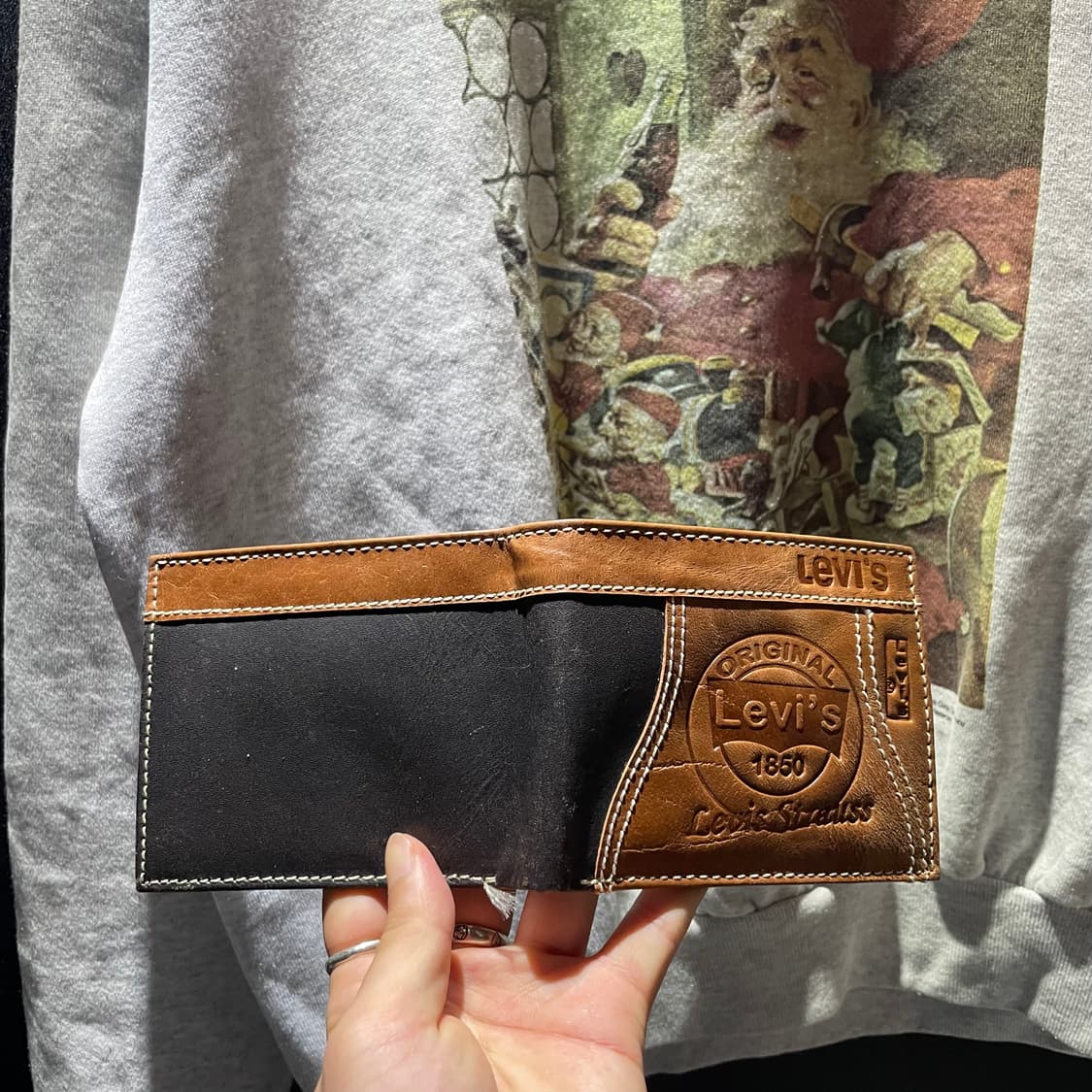 Levis 리바이스 레더 반지갑 상품이미지4