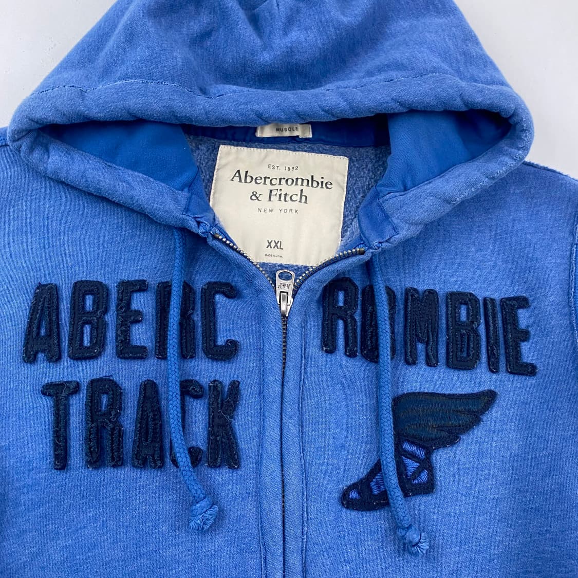 아베크롬비 윙슈즈 자수 빅로고 Y2K 후드 집업 (110) 상품이미지3
